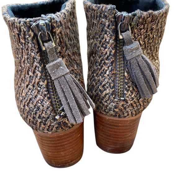 Toms Gray and Brown Heeled Boots - Picture 5 of 7